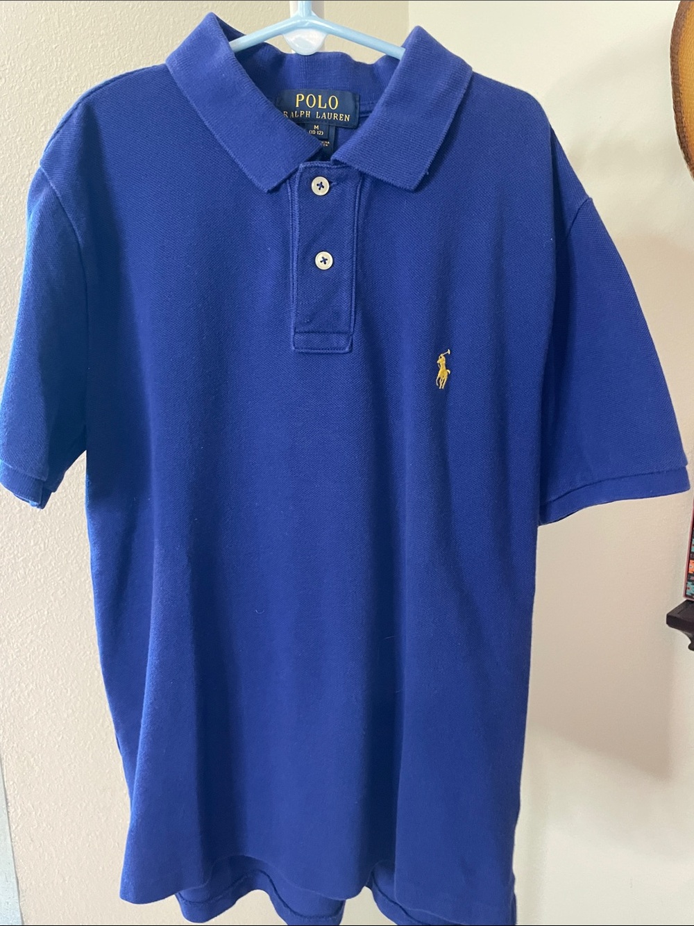 Polo by Ralph Lauren Boys Royal Blue Polo Shirt with Yellow Pony